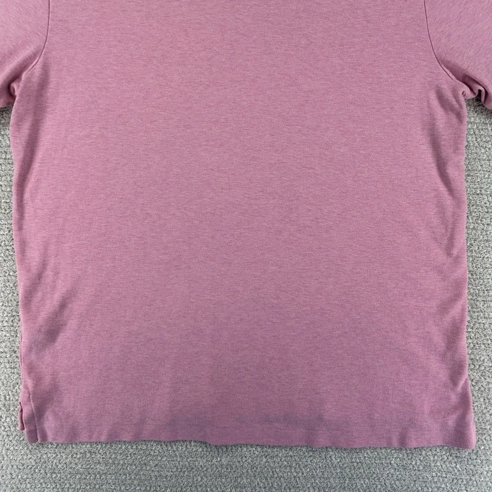 Polo Ralph Lauren Polo Shirt Mens Large Pink Short Sleeve Preppy Designer Casual